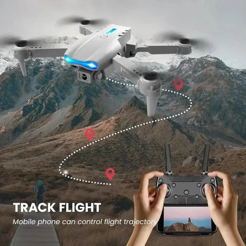 New E99 Pro Drone GPS Professional 8K HD Camera FPV 5G Wifi Brushless Motor Foldable RC Quadcopter Obstacle Avoidance