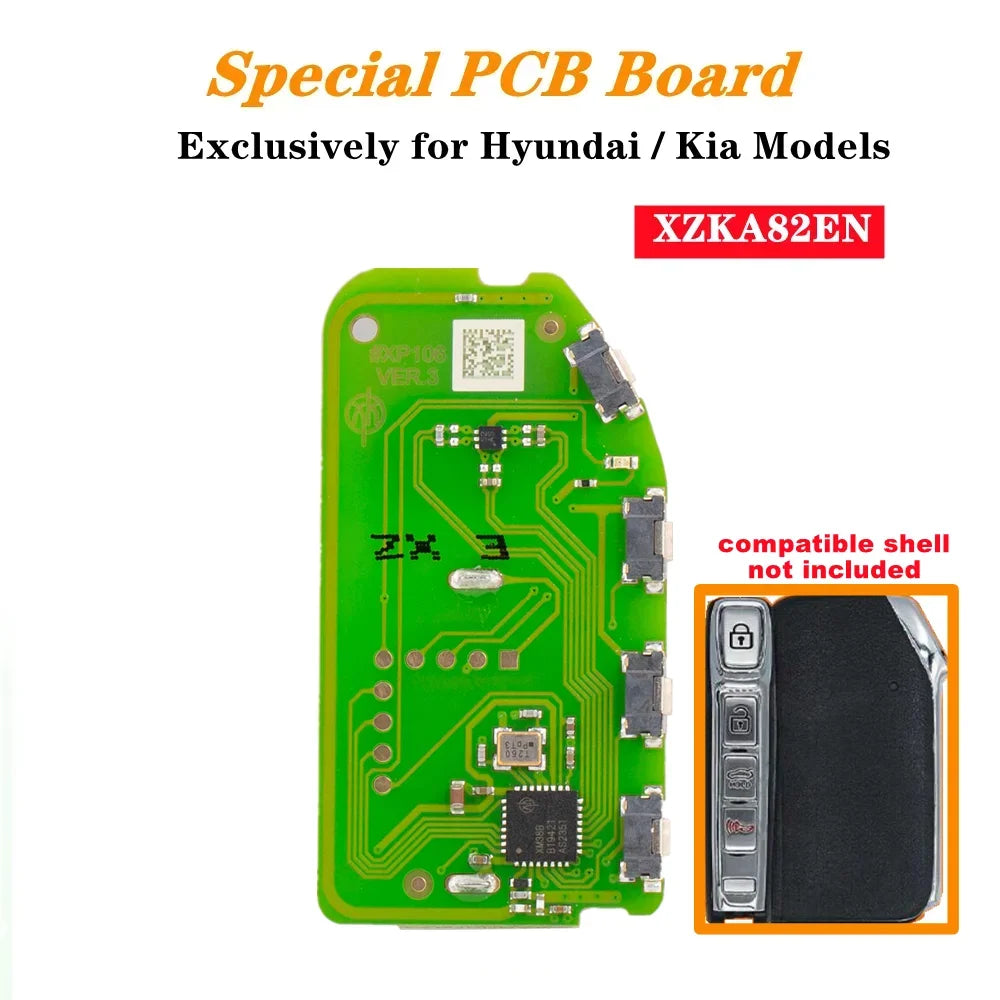 1PCS XHORSE XZKA82EN Special PCB Board for Hyundai and Kia Models with Key Shell