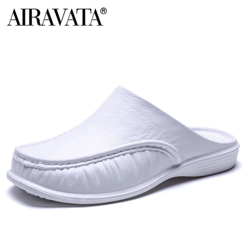 Men EVA Slippers Slip On Flats Shoes Fashion Beach Sandals Home Shoes Size 40 to 47