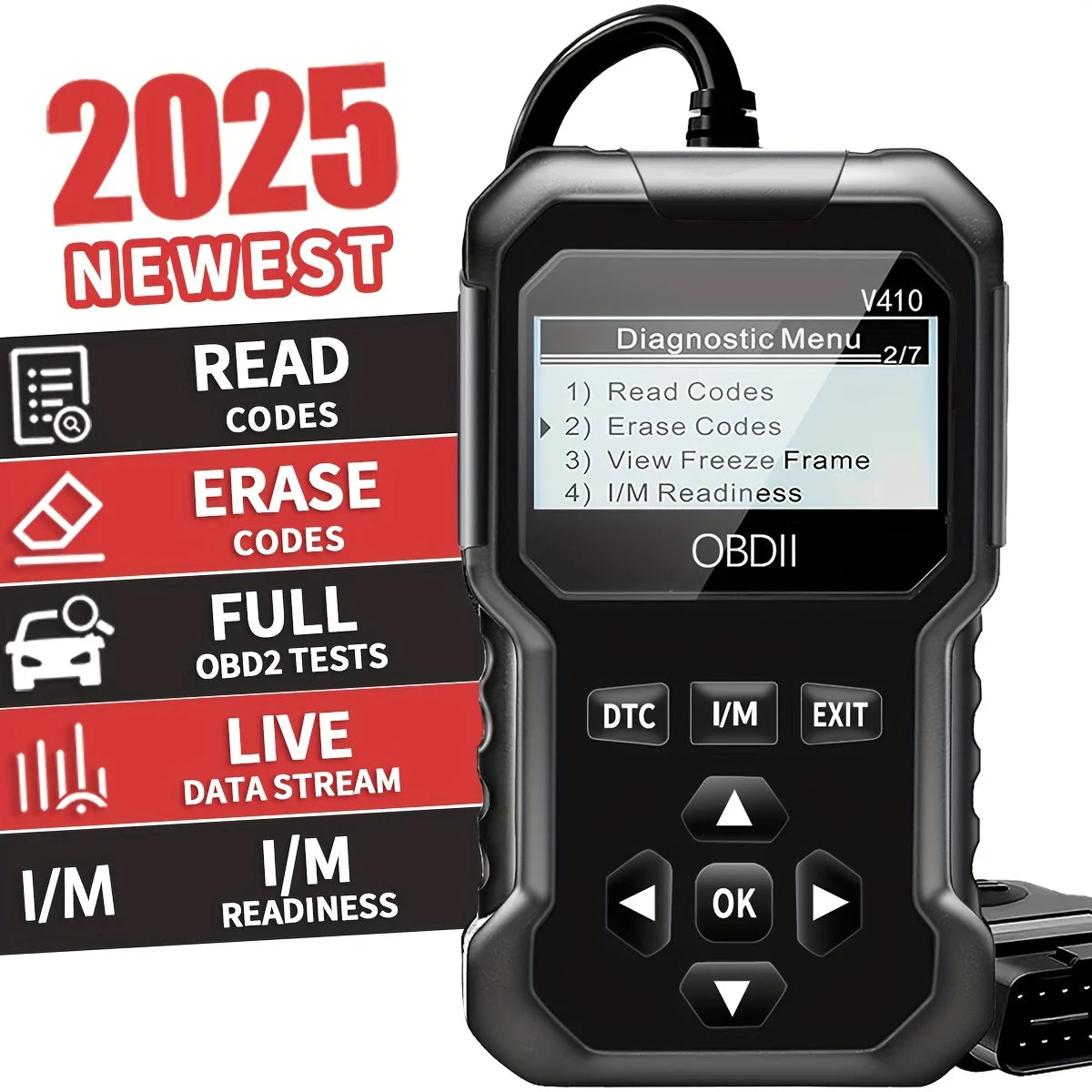 Jexiwe OBD2 Scanner Diagnostic Tool Code Reader Pro