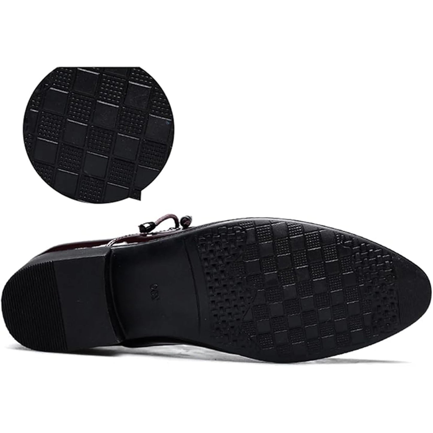 Mens Loafer Shoes Slip on OXford Dress Shoes for Men Patent Leather Modern Business Casual Driving Prom Party Wedding Comfortabl