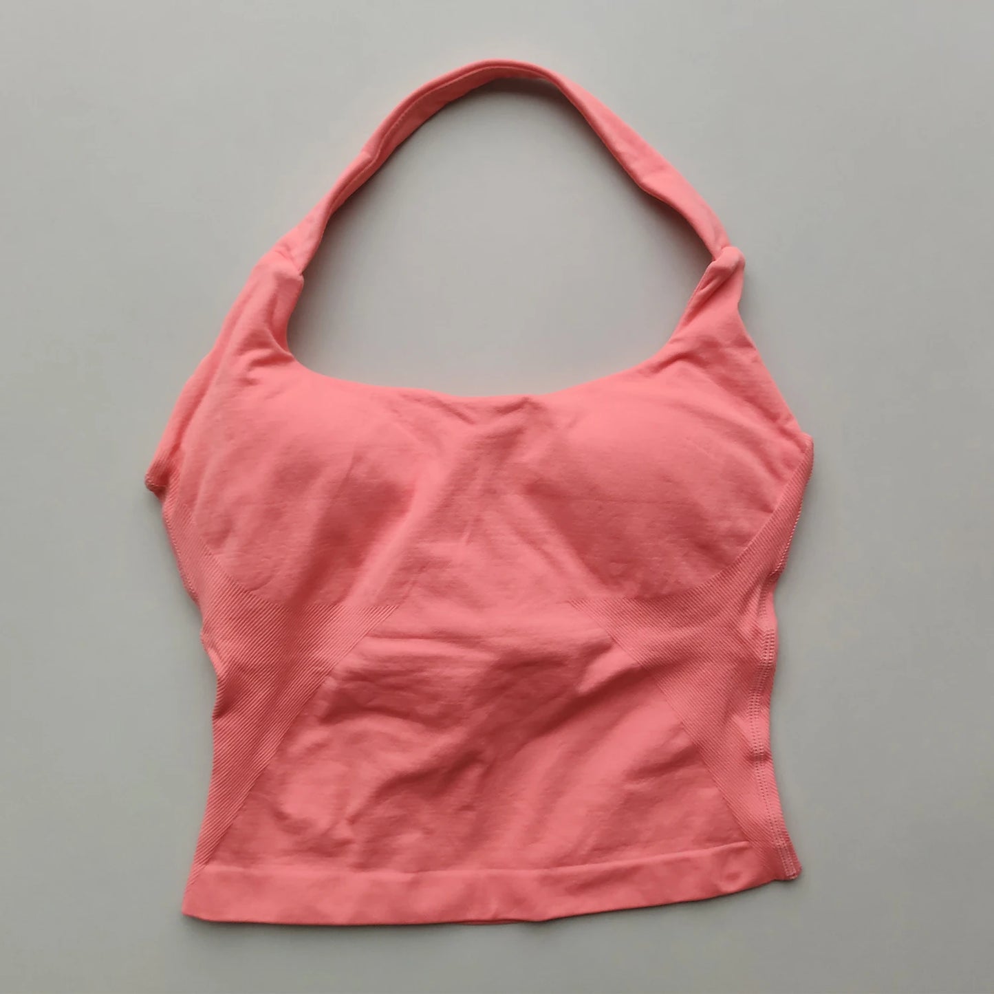 Ashlimo Impact Halter Top Gym Tops Women Backless Design Yoga Tank Tops Push Up Sports Bra Fitness Workout Activewear