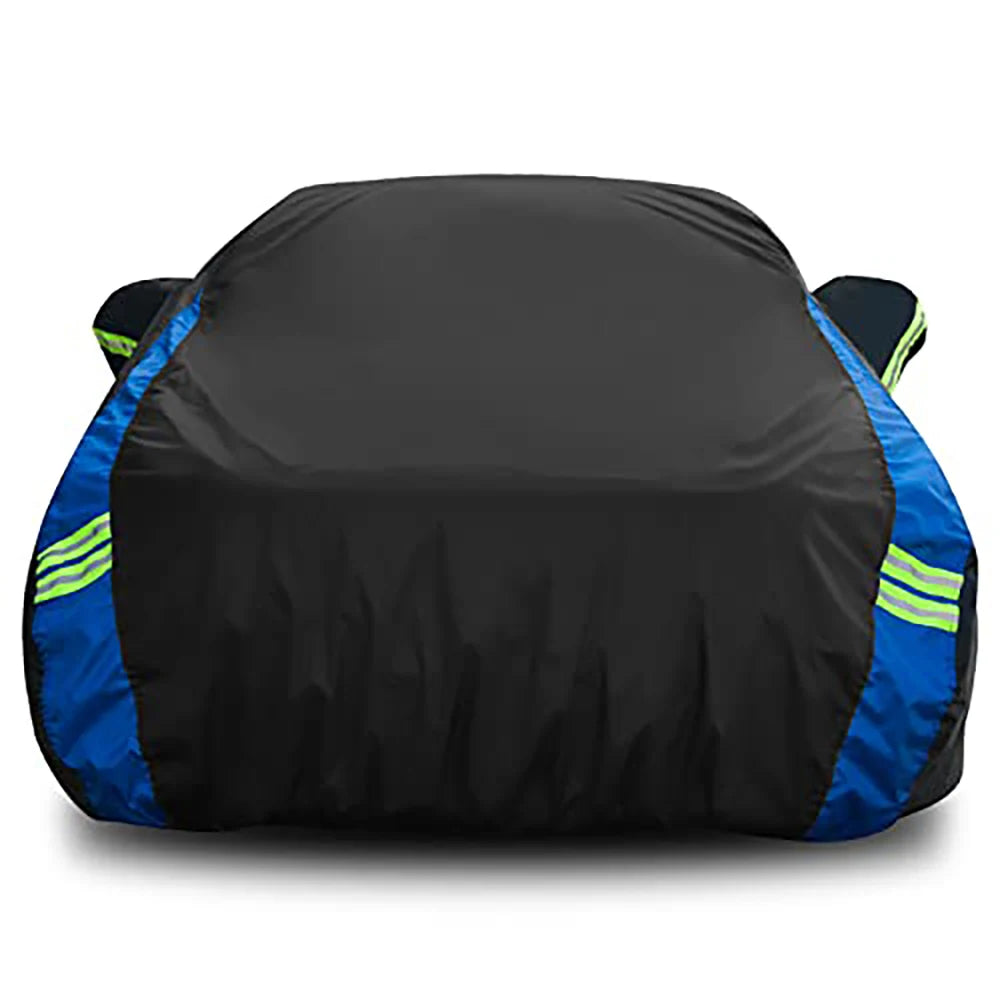 Waterproof All-Weather Car Cover for Sedan, Heavy Duty Full Exterior Outdoor Protection, Fits 194"-208