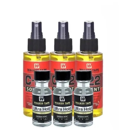 C22 Solvent Glue Remover for Toupee Ultra Walker Tape Glue for Lace Frontal Wigs Adhesive Glue Remover 118ml