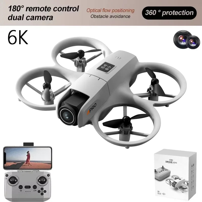 I1PRO Mini Drone Professional 8K HD Camera Drone 5G WIFI FPV UAV With Screen Remote Control Aerial Quadcopter Toy Gift