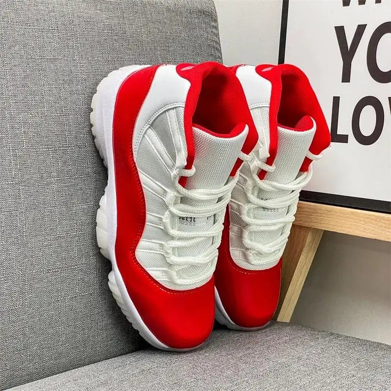 Trendy Couple Retro High Top Sports Shoes Durable Cushioned Board Shoes Summer