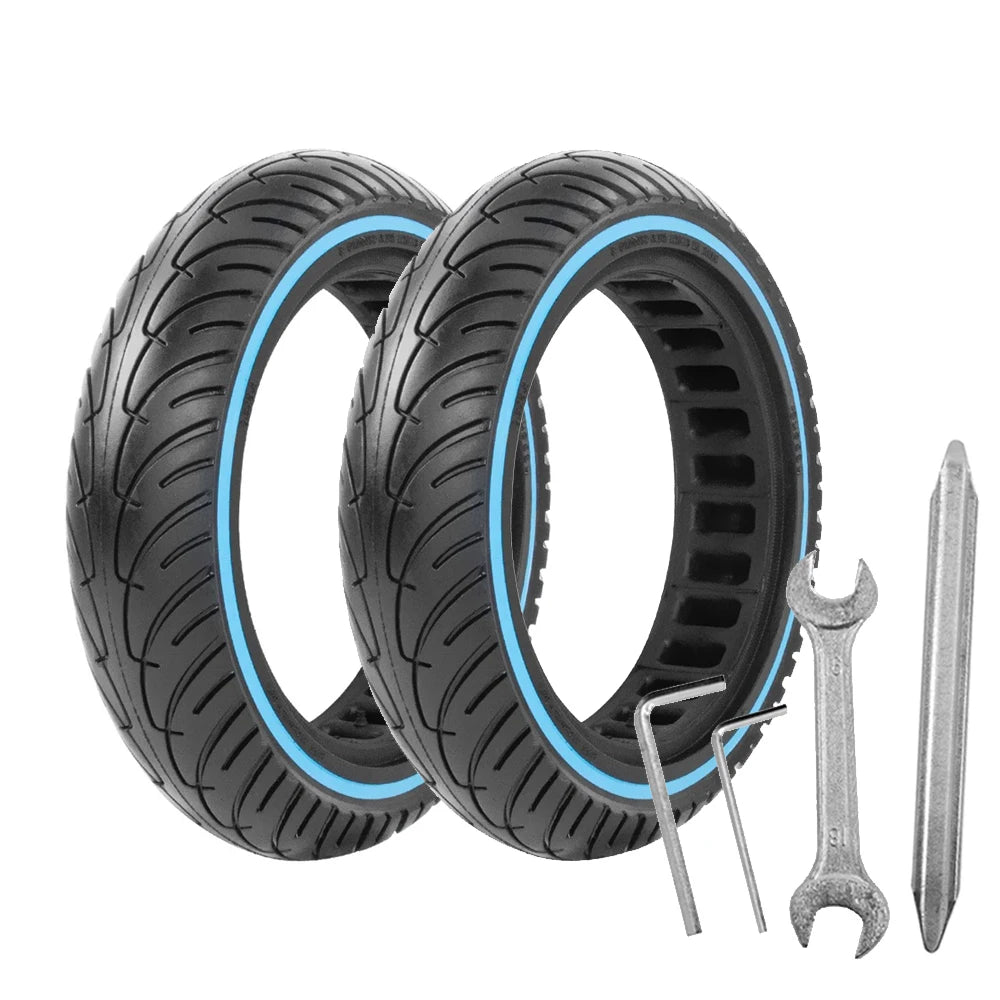 8.5 Inch Honeycomb Solid Tires for Xiaomi M365 1S Pro Electric Scooter Anti Explosion Shock Absorber Damping Spare Wheels