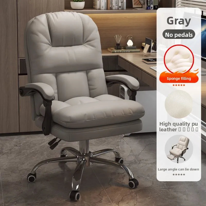 Computer Chair, Home, Comfortable, Reclining, Office Chair, Sedentary, Sofa, Boss, Study, Desk, Bedroom, Backrest, Chair