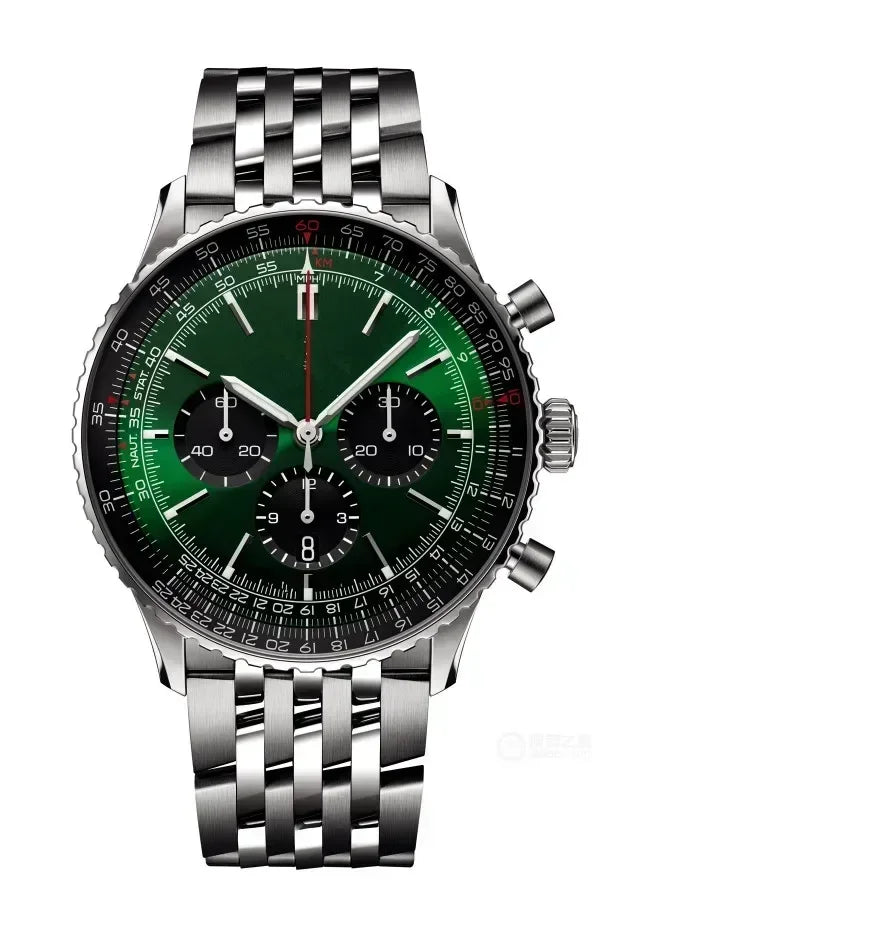 2025 Luxury Brand Men's High Quality Fashion Quartz Watch Multi-Function Chronograph Plastic Case Date Gift AAA Clocks