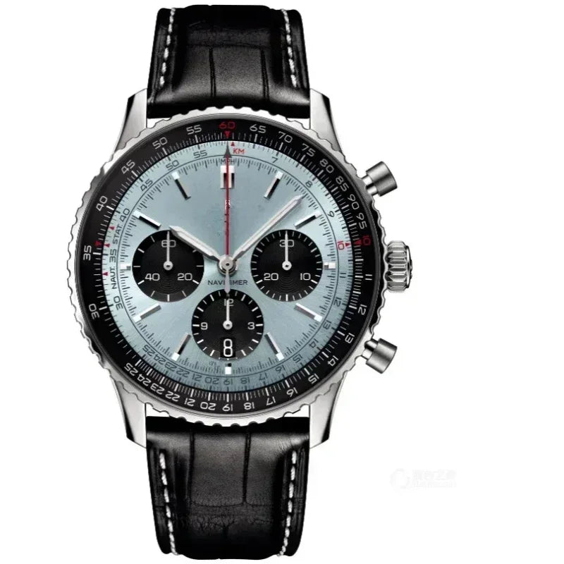 2025 Luxury Brand Men's High Quality Fashion Quartz Watch Multi-Function Chronograph Plastic Case Date Gift AAA Clocks