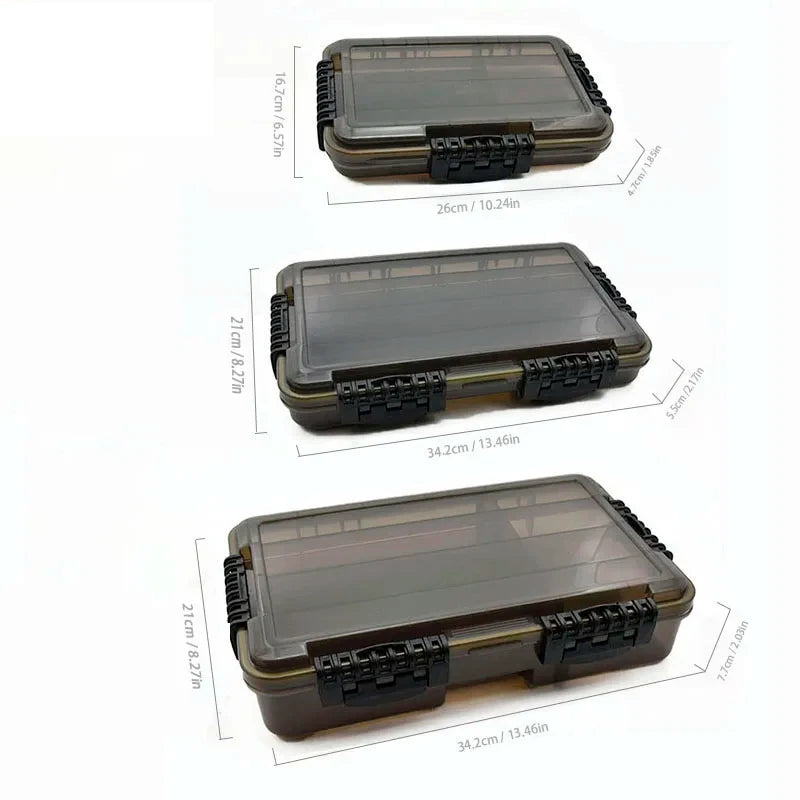 Large Capacity Waterproof Fishing Tackle Box Fishing Accessories Tool Storage Box Fish Hook and Fake Bait Storage Box