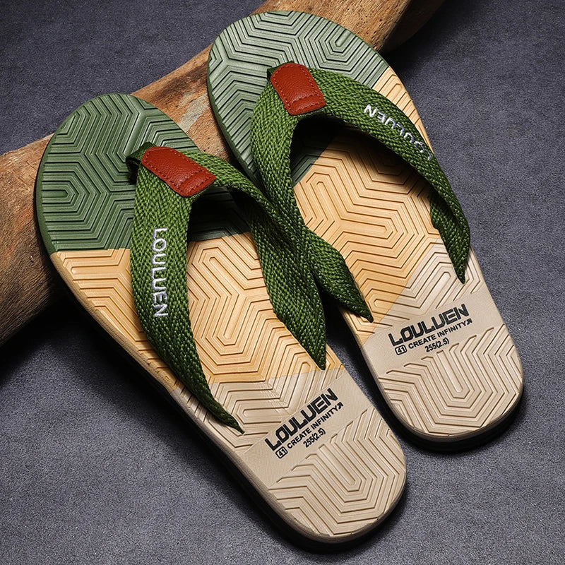 High Quality Men Flip Flops Summer Beach Slippers Casual Outdoor Footwear