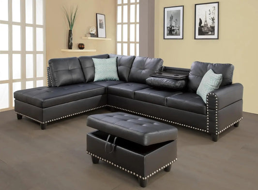 XMSJ Sectional Sofa Couch Modern Premium L Shaped Cozy