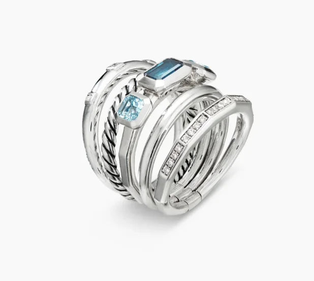 High Quality Stylish 925 Silver DY Latest Ring for Everyday Wear