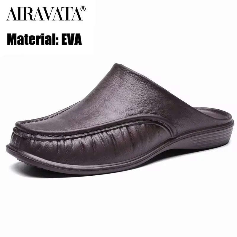 Men EVA Slippers Slip On Flats Shoes Fashion Beach Sandals Home Shoes Size 40 to 47