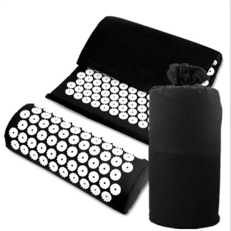 1PC/SET Acupressure Massager Cushion Pillow Relieve Stress for Back Pain Relief Yoga Muscle Relaxation Portable Stress Relief