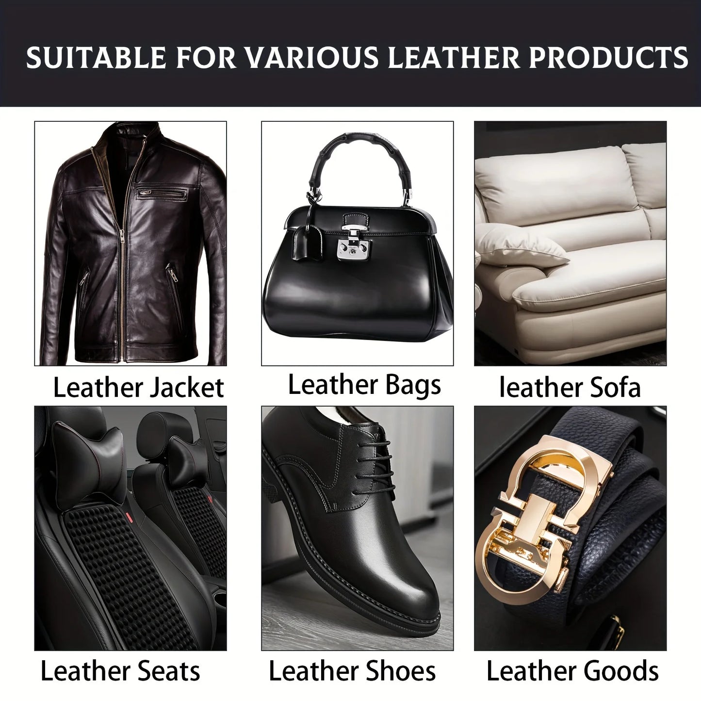 40 80pc Premium Faux Leather Cleaning Wipes for Sofas Shoes and Car Seats