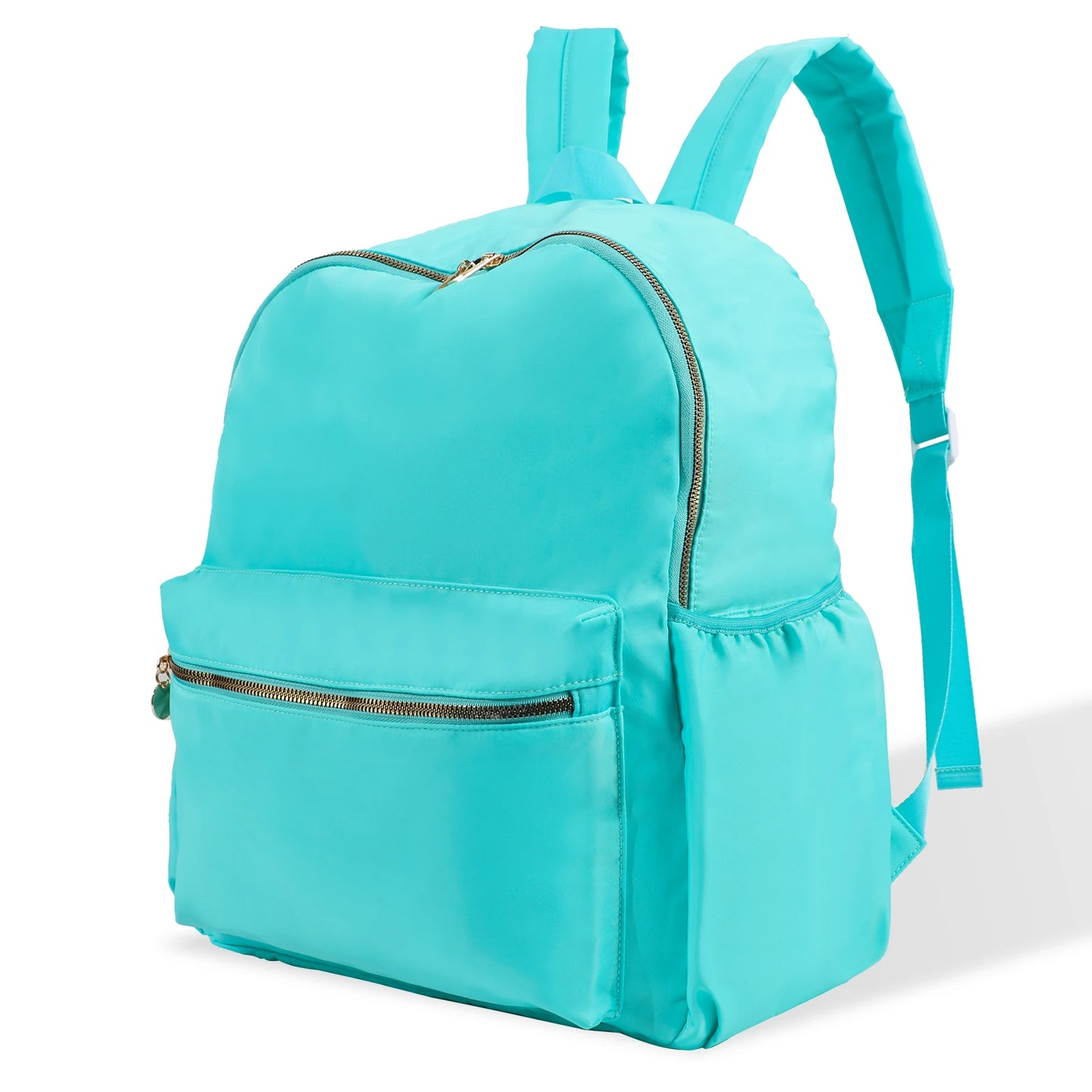 Solid School Backpack for Women and Girls Lightweight Waterproof Classic Student Travel Bag for Kids and Teenagers Casual Simple Design