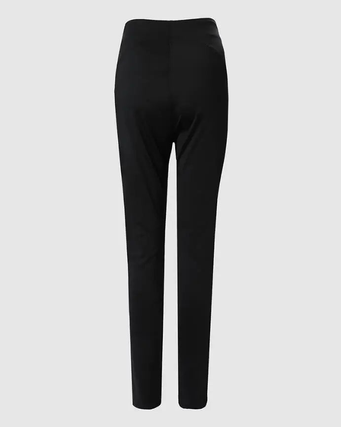 Women's High Waist Trousers 2025 Solid Color Skinny Leggings