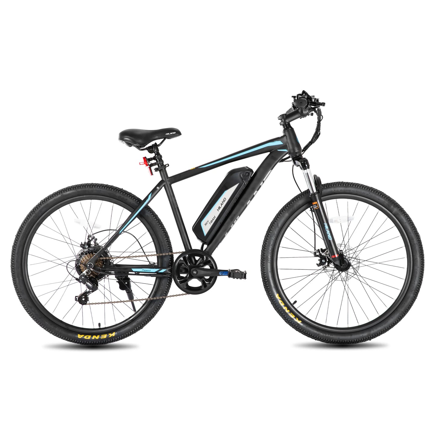 HILAND Electric Bike for Adults 26 Inch Electric Mountain Bicycle with Removable Battery 500W 36V Motor 7 Speeds 20MPH Ebike
