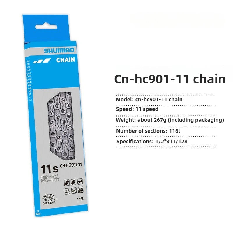 6 7 8 9 10 11 Speed Bicycle Chain 10V 11V 12V 116 126L MTB Mountain Bike Original Chains Bicycle Parts
