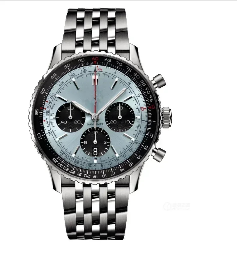 2025 Luxury Brand Men's High Quality Fashion Quartz Watch Multi-Function Chronograph Plastic Case Date Gift AAA Clocks