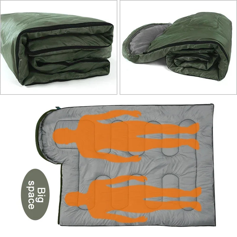 Camping Sleeping Bag Ultralight Waterproof 4 Season Warm Envelope Backpacking Sleeping Bags for Outdoor Travel and Hiking