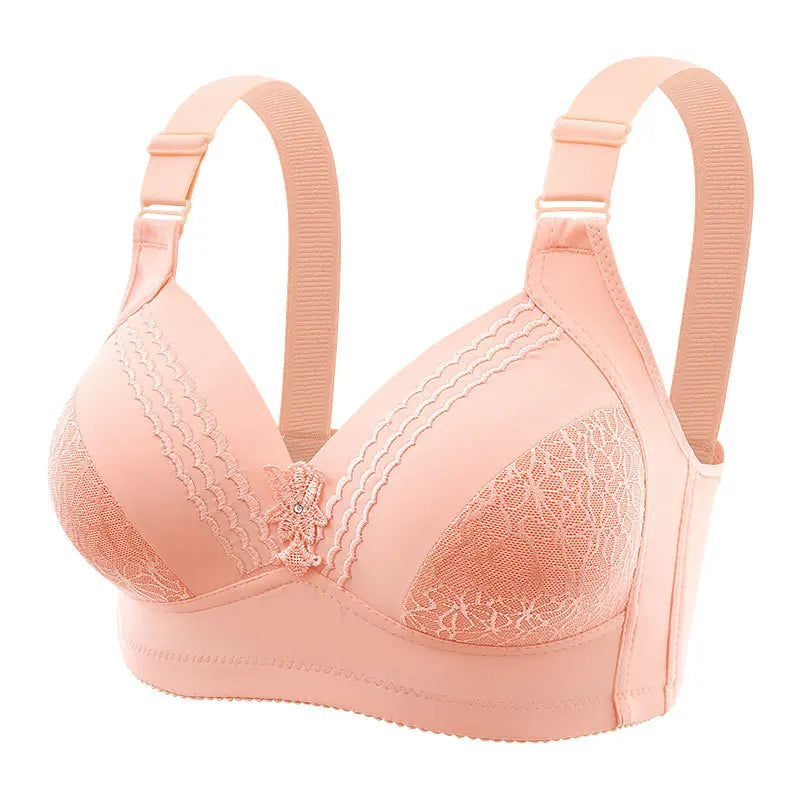 BC Cup Large Size No Steel Ring Comfortable Lingerie Push Up Breathable Women's Underwear Thin Cup Lenceria Femenina