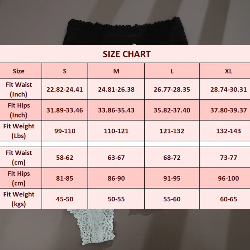 5 Pcs Set Women Cotton Floral Lace Intimate Underwear Trendy Patchwork Lace Briefs Soft Lingerie S-XL