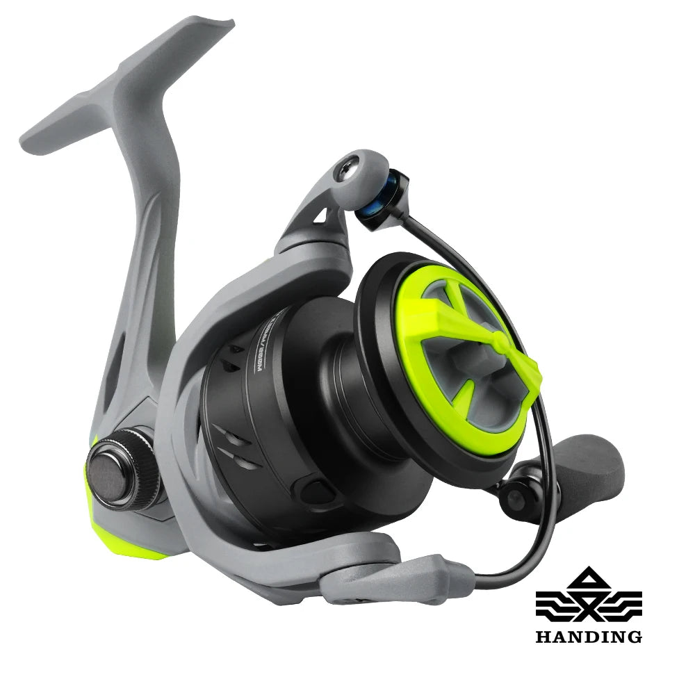 Handing M1 Spinning Reel Graphite Fishing Reel 12kg Max Drag 9 Plus 1 Ball Bearings 5.2 To 1 Gear Ratio All Purpose Fishing Spinning Reel