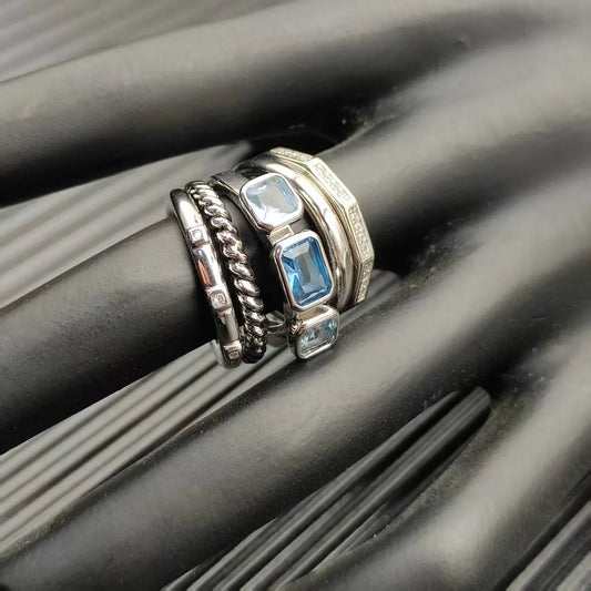 High Quality Stylish 925 Silver DY Latest Ring for Everyday Wear