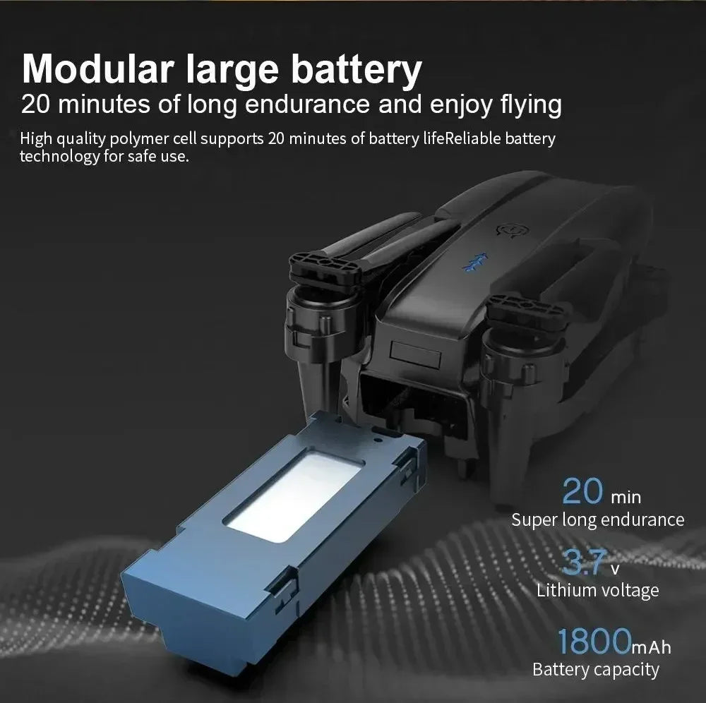 New E99 Pro Drone GPS Professional 8K HD Camera FPV 5G Wifi Brushless Motor Foldable RC Quadcopter Obstacle Avoidance