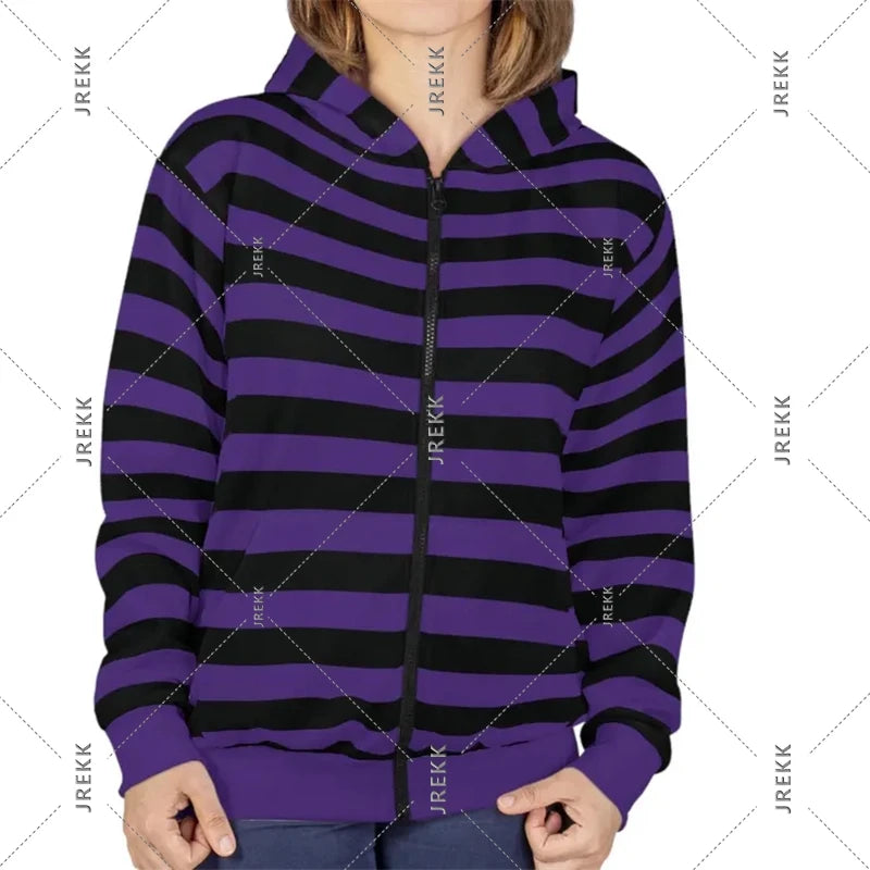 2025 Essentials Zip Hoodie Stripe Classic Fashion Streetwear Hooded Coat Rich Color Selection Spring Casual Loose Sweatshirt