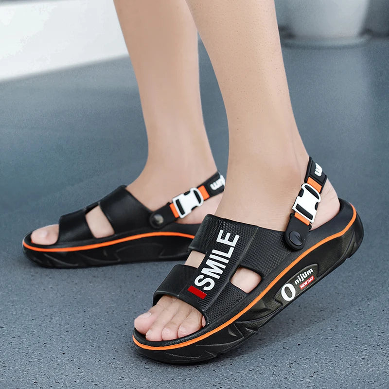 2025 New Men's Massage Slippers Indoor Outdoor Sandals Comfortable Soft Slides Clogs Casual Shoes