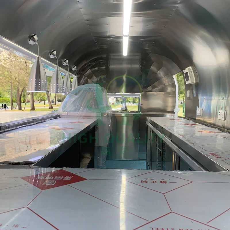 Best Selling Mobile Bar Station BBQ Pizza Trucks  Food Cart Coffee Trailer Food Truck Mobile Kitchen Fully Equiped