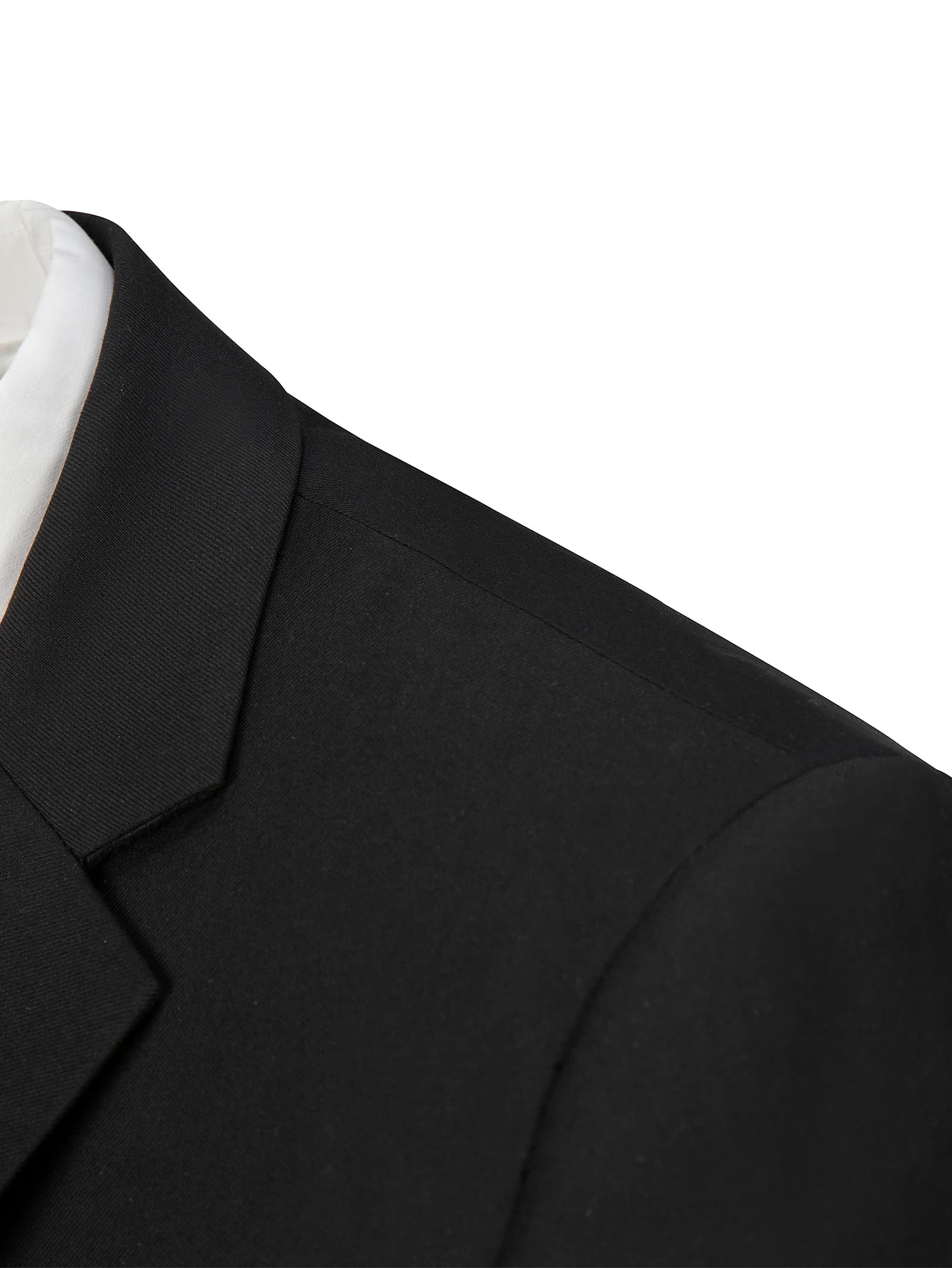 2Pieces Mens Suits Slim Fit Suit Set For Men Blazer&Pants Two Buttons Formal Business Elegant Solid Fashion Black XS-XXXL