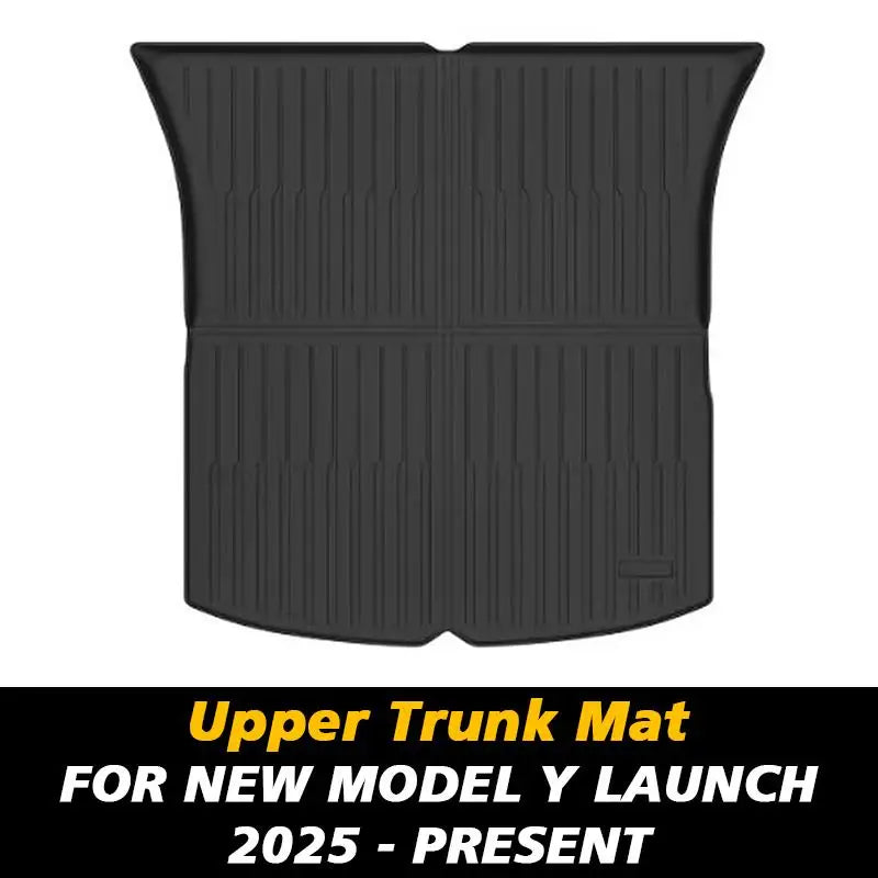 For New Tesla Model Y 2025 Juniper TPE All Weather Floor Mats and Cargo Liner Seat Backrest Mats