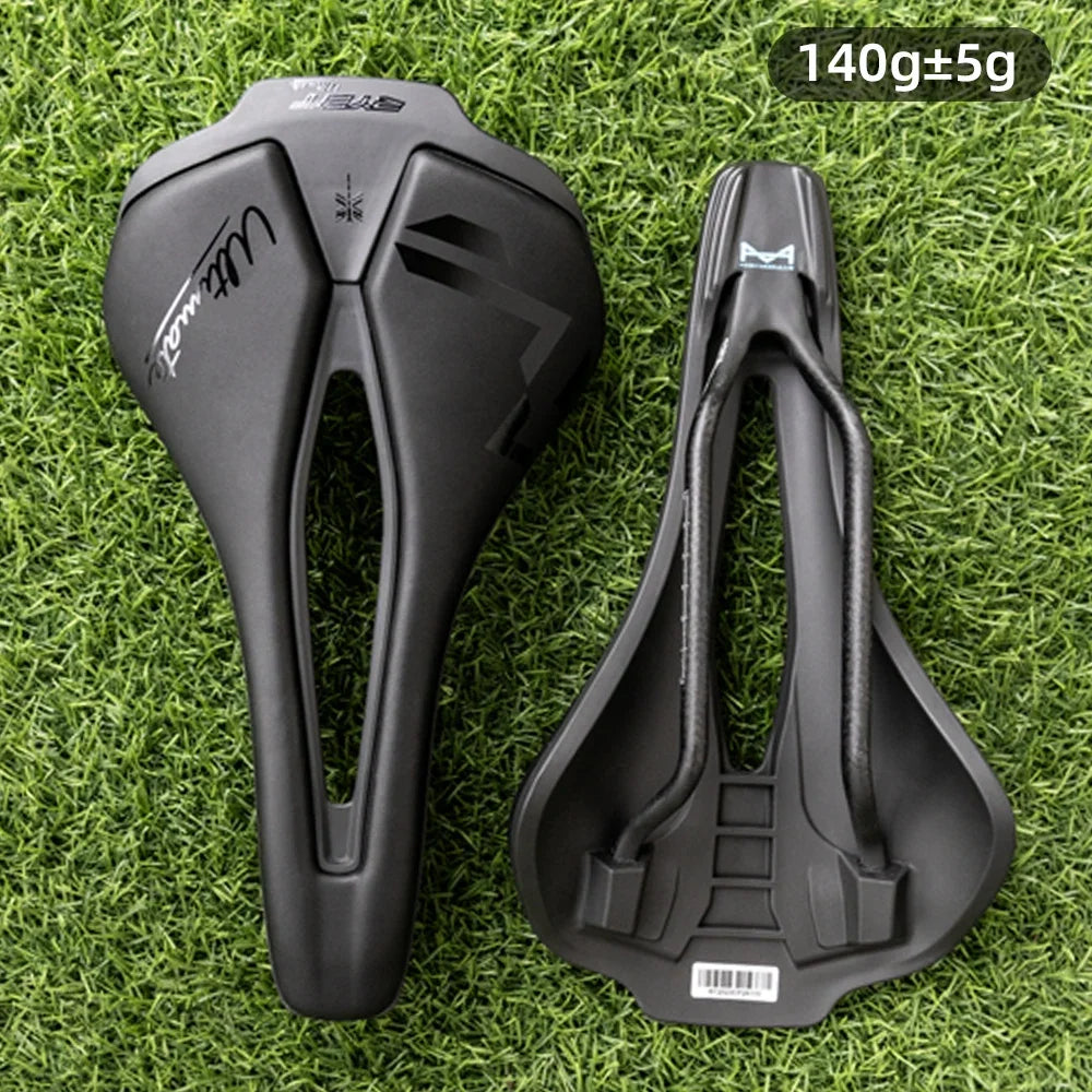 RYET 3D Printed Bicycle Saddle Carbon Fiber Seat 120g Lightweight Bike Cushion for MTB Gravel Road Cycling Accessories
