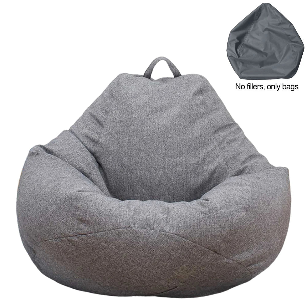 CN Guangdong 100 Cotton Bean Bag Chair Cover Sofa Cover