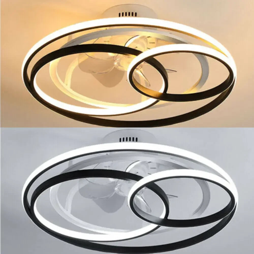 20 Inch Round LED Ceiling Light Modern Ring Design for Rooms
