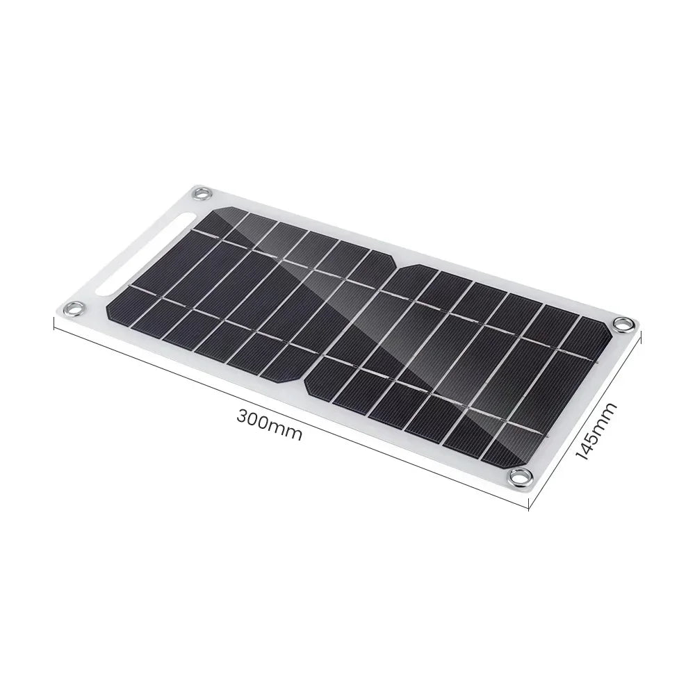 Wholesale Solar Panel 1 to 14 Pieces USB Waterproof Outdoor Hiking Camping Portable Battery Mobile Phone Charging Bank Charging Panel
