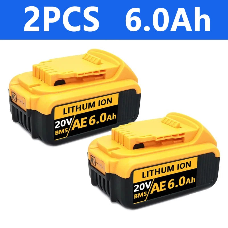 100 Percent Compatible Dewalt 20V Battery 12Ah Rechargeable Li Ion Replacement Battery