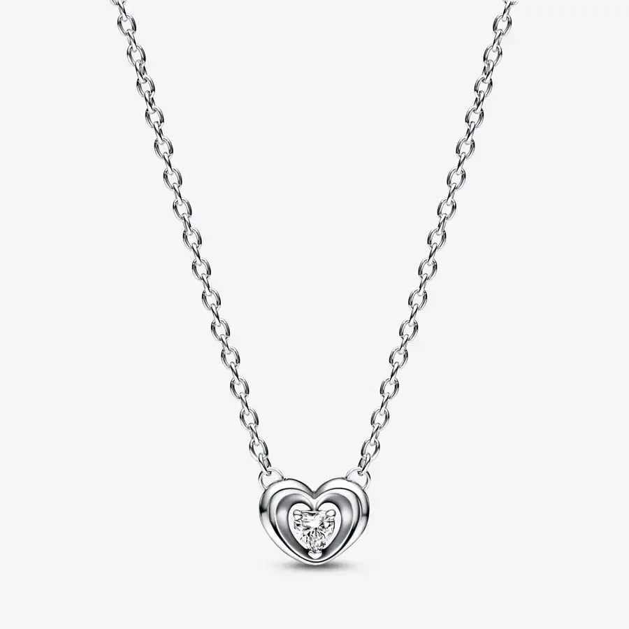 Stylish 100 Percent 925 Sterling Silver Star Heart Irregular Pendant Necklace Ideal Holiday Gift for DIY Jewelry for Women