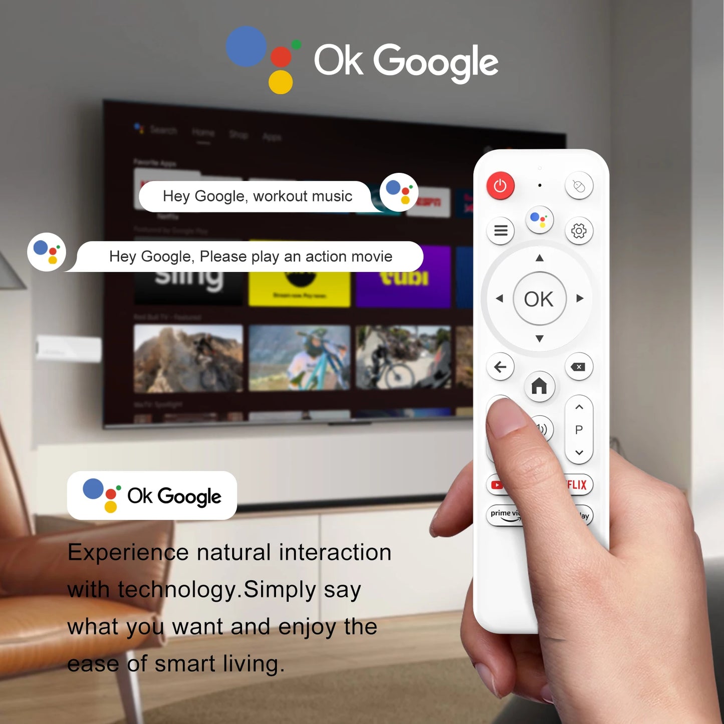 H96 Max Android TV Stick Allwinner H313 2.4G Wifi 5G Wifi6 Dual Band 8GB 16GB 4K 3D HDR Google Voice Remote DC 5V 2A