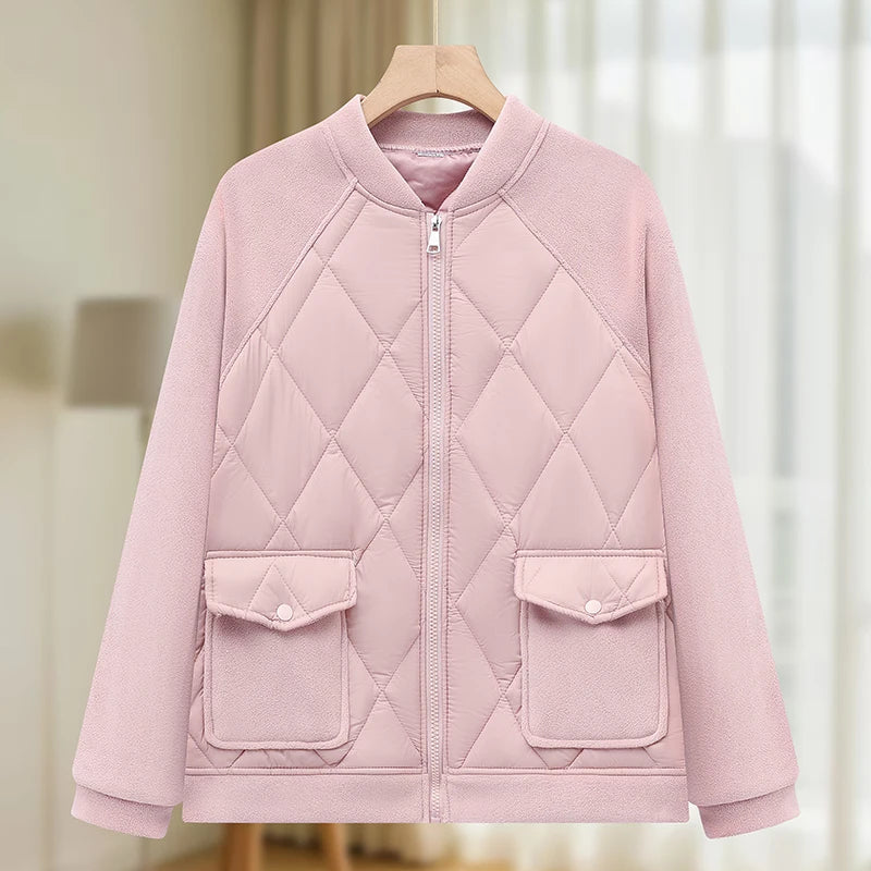 Autumn Winter Classic Fleece Jacket 2025 Women's Clothing Zipper Sweatshirt Warm Long Sleeve Thick Plus Size Woolen Sweater