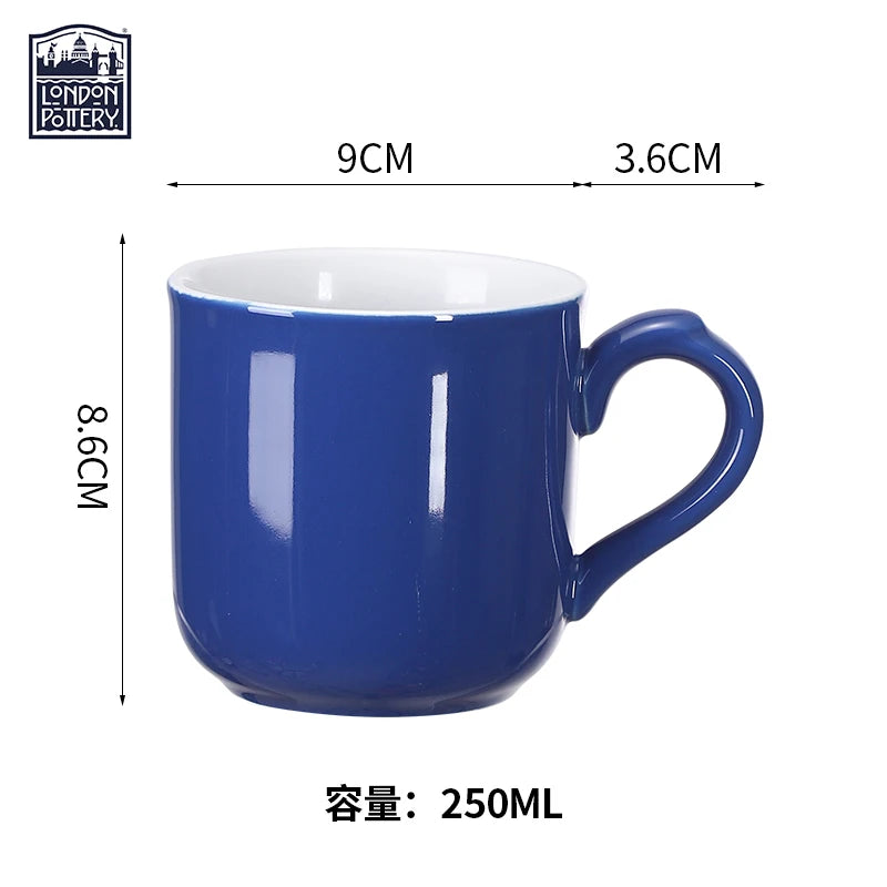 London Pottery 250ML mug coffee cups ceramics & pottery drink items coffee mug colorful drinkware coffee and tea tools for mate