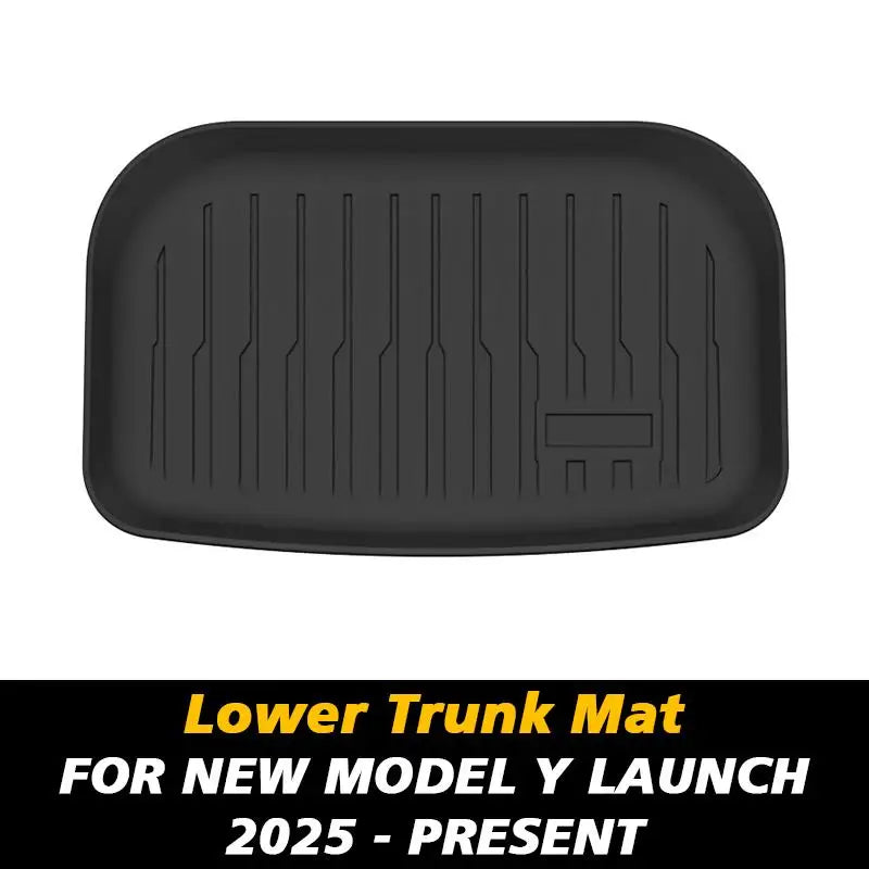 For New Tesla Model Y 2025 Juniper TPE All Weather Floor Mats and Cargo Liner Seat Backrest Mats