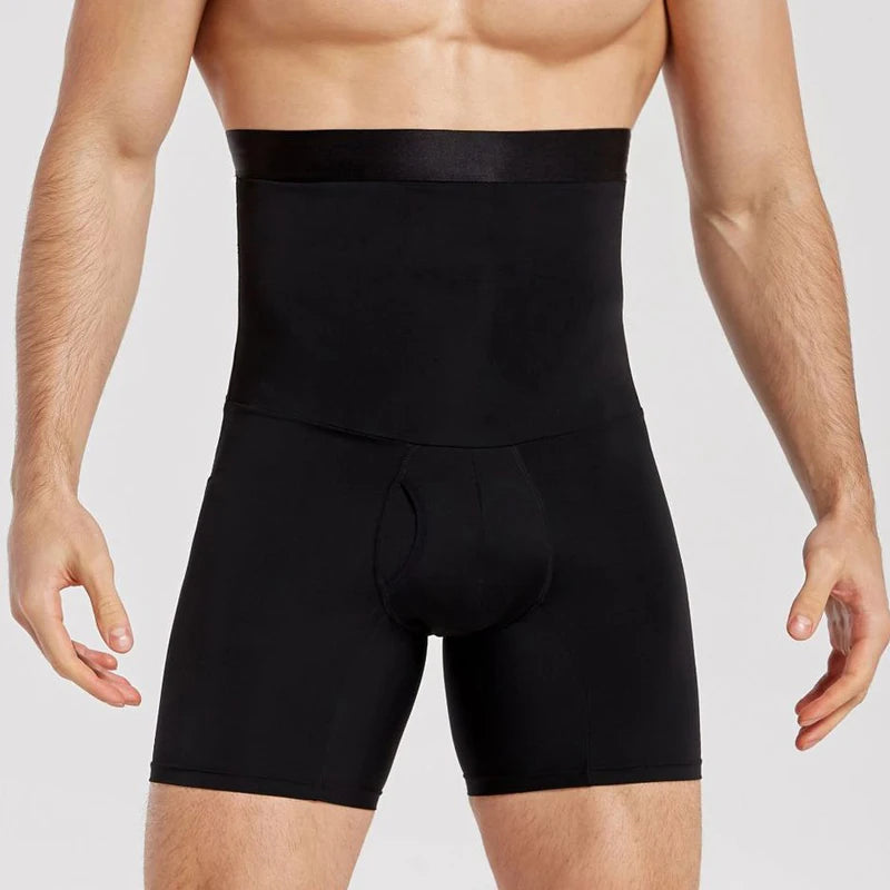 Men Tummy Control Shorts Body Shaper Compression High Waist Trainer Slimming Shapewear Boxer Underwear