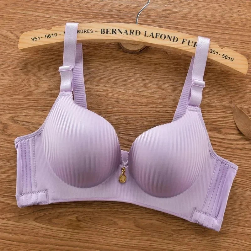 Sexy Wireless Push Up Bra No Steel Ring Seamless 8cm Thick Padded Lingerie for Women Comfort Adjustable Straps