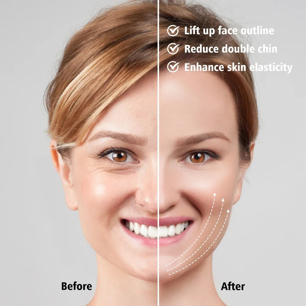 EMS Face Lifting Massager Anti Wrinkle Firming Facial Massager V Face Lift Device Microcurrent Double Chin Remover Skin Care